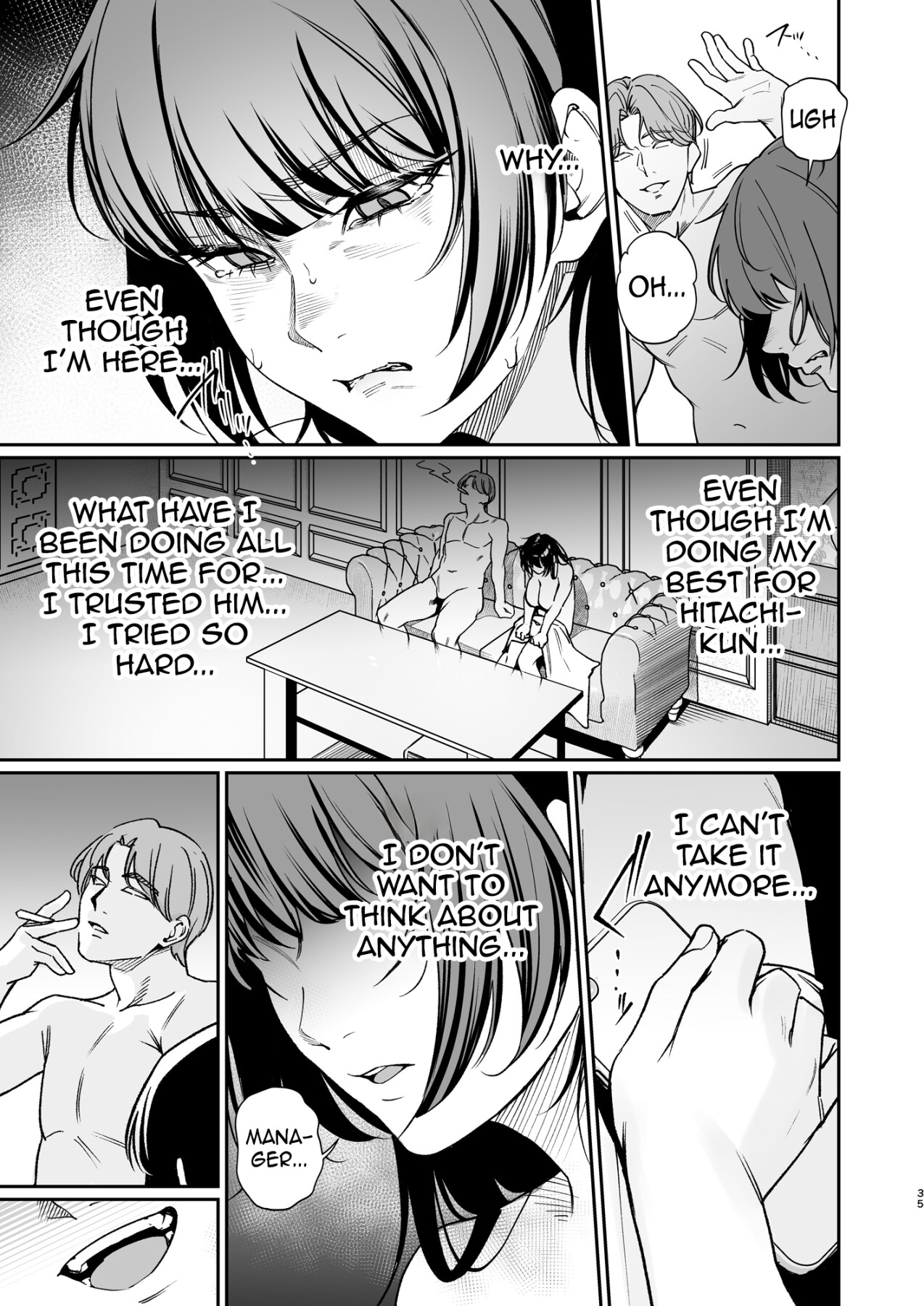 Hentai Manga Comic-I'll take it off for my boyfriend.-Read-34